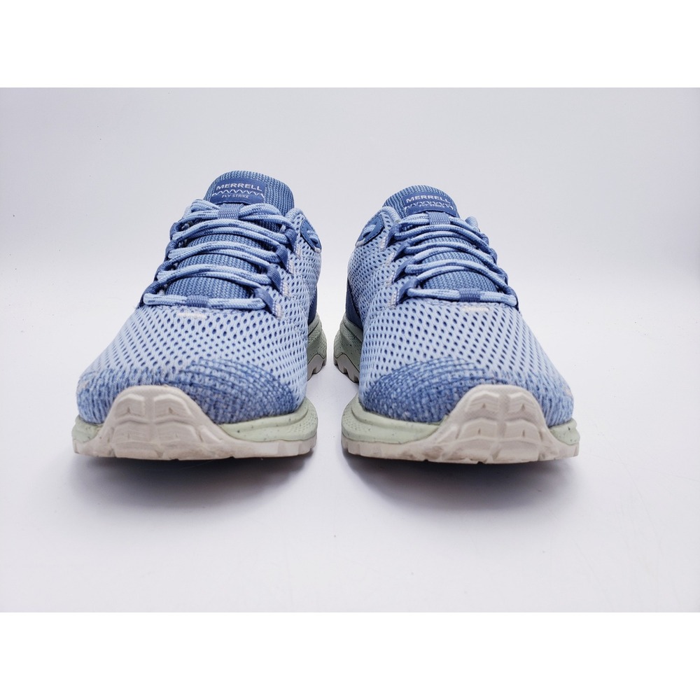 Merrell Fly Strike Trail Running Shoes Blue Mesh Speckled Sole Womens Size 7 - Picture 5 of 10
